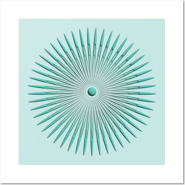 concentric green Wall Art by desingmari